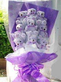 �� ve terfi matrak bir g�rsel hediye 15 adet ay�c�ktan ay� buketi 